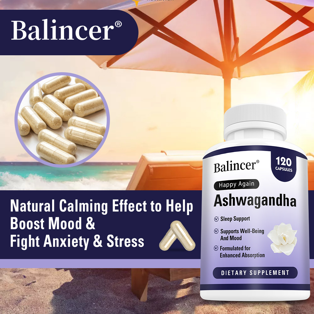 Ashwagandha Capsules, Stress R - Herbal Wellness Supplement review and price