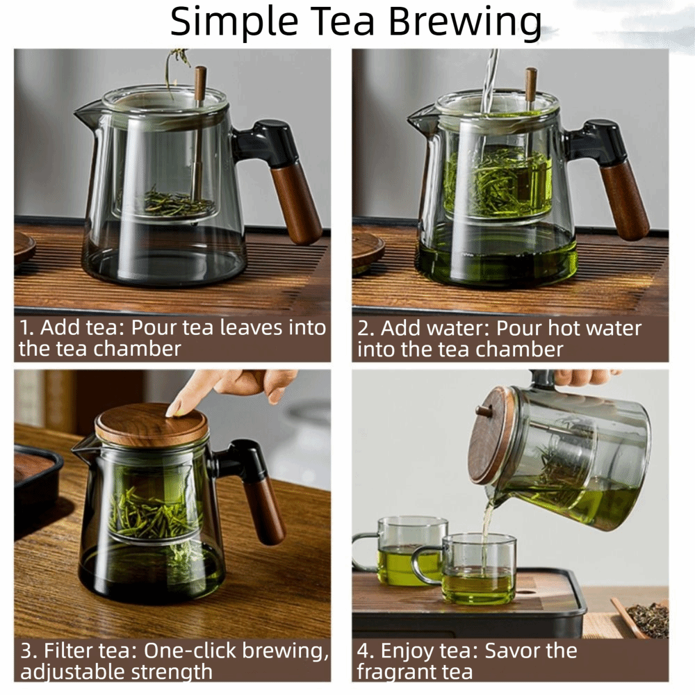 One-Touch Drip Glass Teapot 65 - Herbal Wellness Supplement review and price